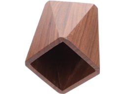 Porta canetas de Mesa Healeved em Material Sintético Marrom, Recipiente Criativo e Prático para Armazenamento