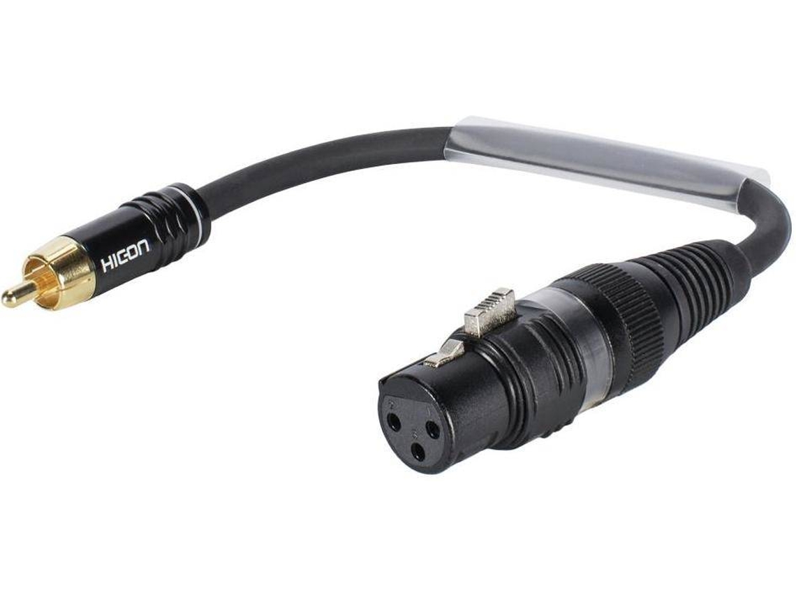 Cabo Adaptador SOMMER CABLE XLR(F)/RCA(M) (0.15 m)