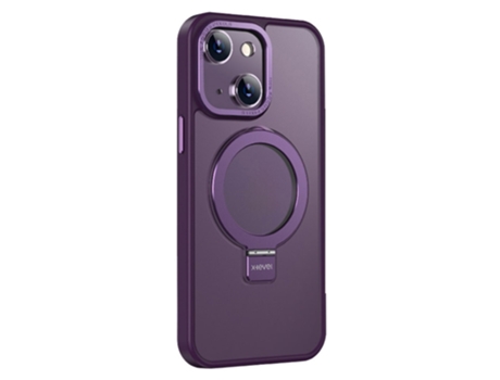 Suporte Casa Magsafe Para Iphone 14 X-level Pele Sintética Roxo