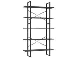Book Cabinet, Book Cabinets Vidaxl Cinzeto Madeira Processada (n/a)