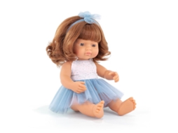 Boneca Miniland Menina Europeia 38cm Boneca Para Brincar Com Detalhes Realistas