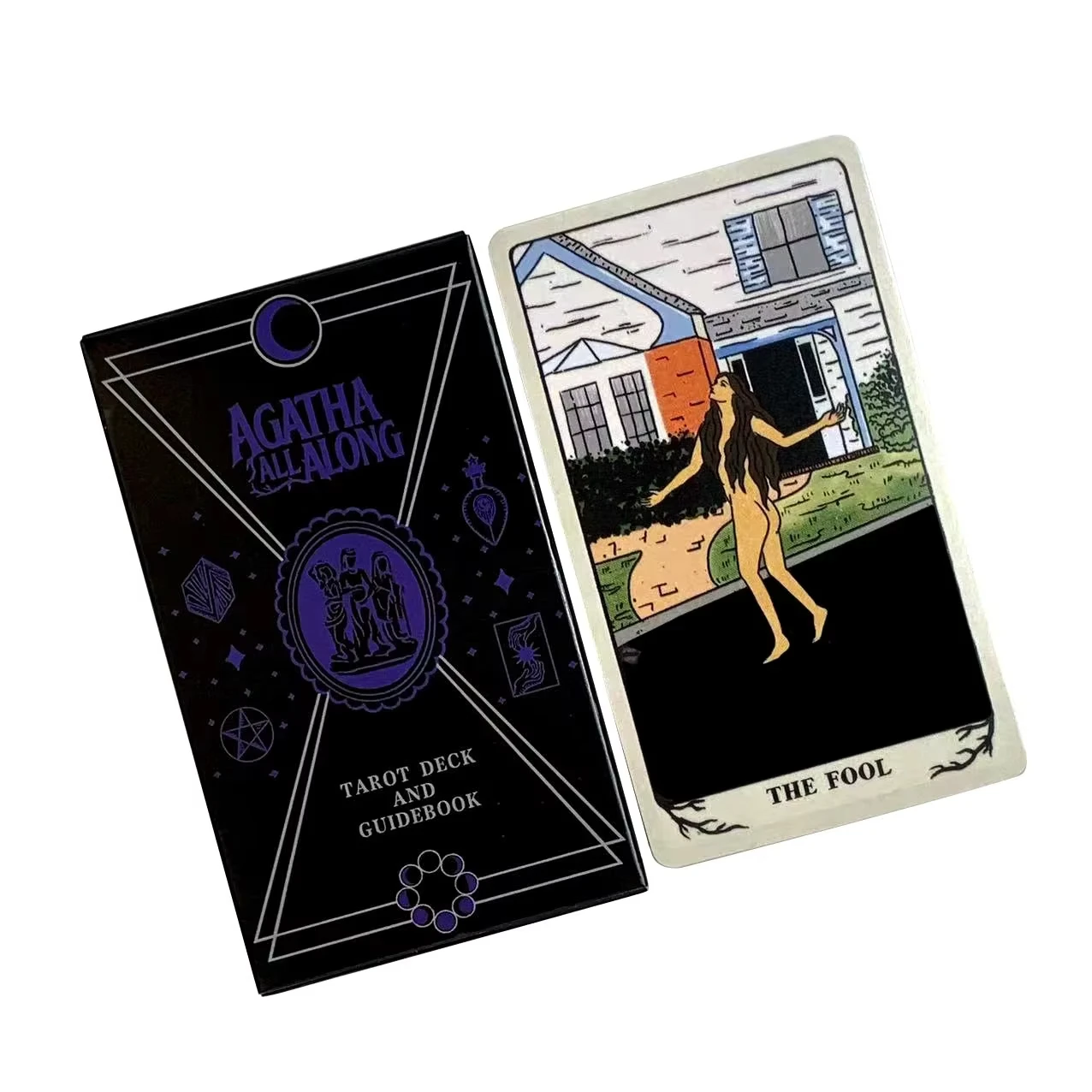 Tarô De Agatha Aaron (78 Cartas, Versão Em Inglês), Baralho Para Adivinhação E Leitura Da Sorte.