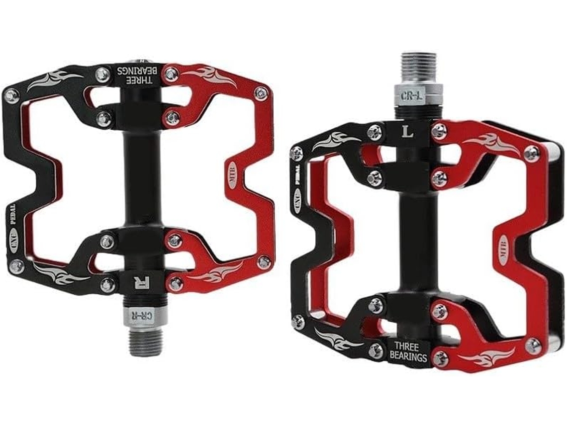 Pedais De Liga Leve Para Bicicleta Montanha, Mtb Com Rolamentos