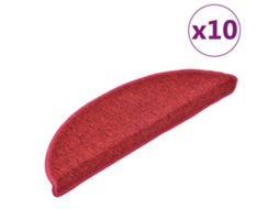 Stair Mat, Stair Mats Vidaxl Vermelho Polipropileno (56 X 17 X 3 Cm)