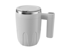 Caneca de Café com Misturador Automático, Recarregável Via Usb, com Ímã, 380ml, Branca. TAISHENGDA