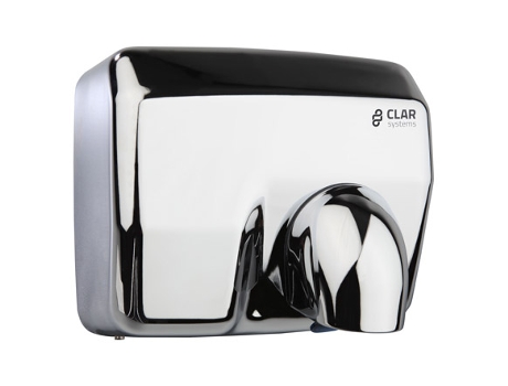 Ind Optical Hand Dryer 275X230200 Bocal em aço inoxidável Br. Ultra Dry Cl CLAR SYSTEMS