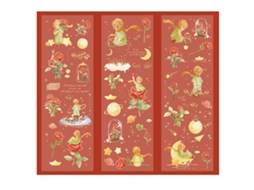 Adesivos Decorativos Dourados Planos para Scrapbook e Diário Diy com Design Criativo e Diversos Padrões com S/MARCA