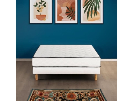 Sommier Zonas DEKO DREAM Algodão Microfibra (200x160cm)
