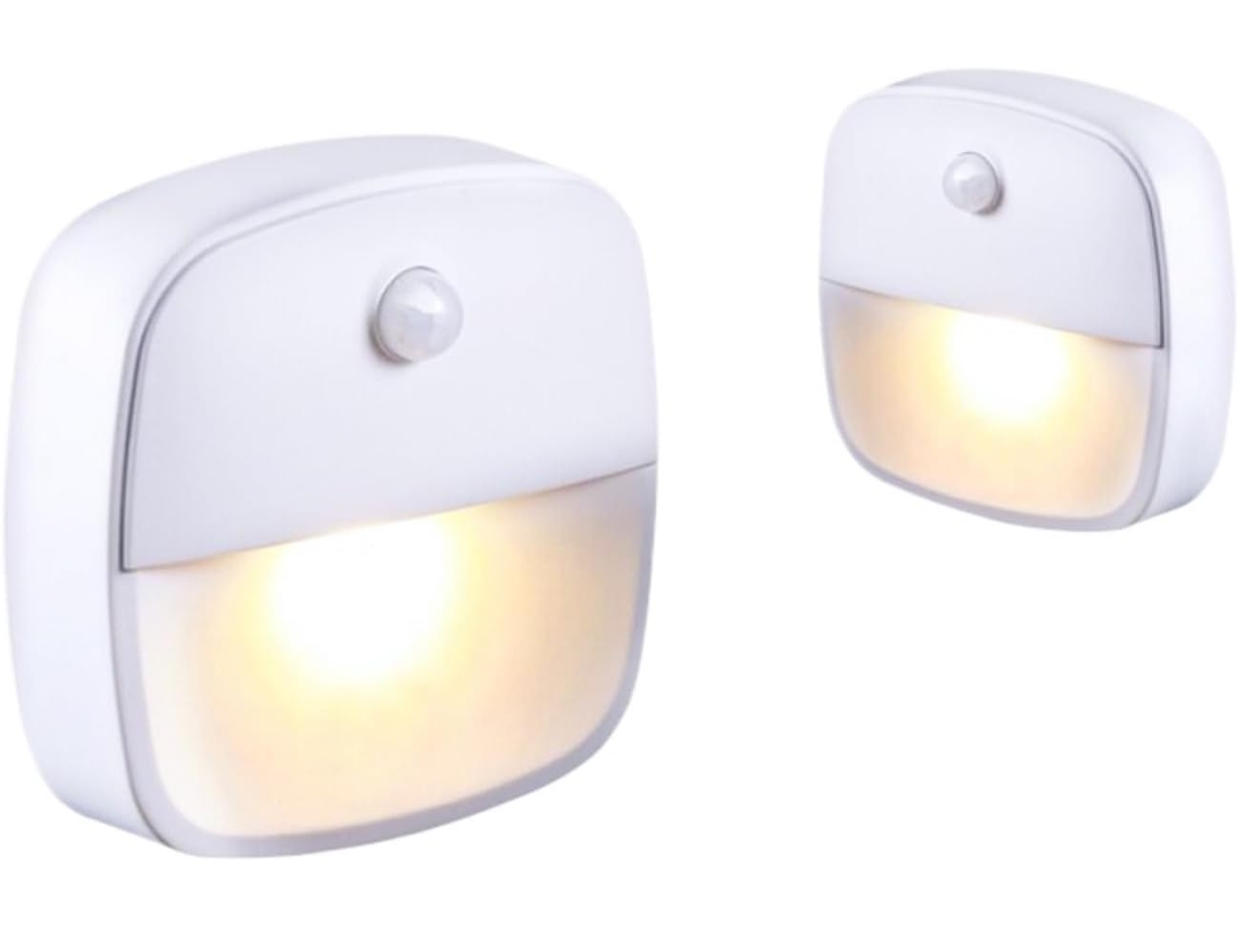 Luminária Noturna Led Rocky Green Com Sensor De Movimento, Iluminação