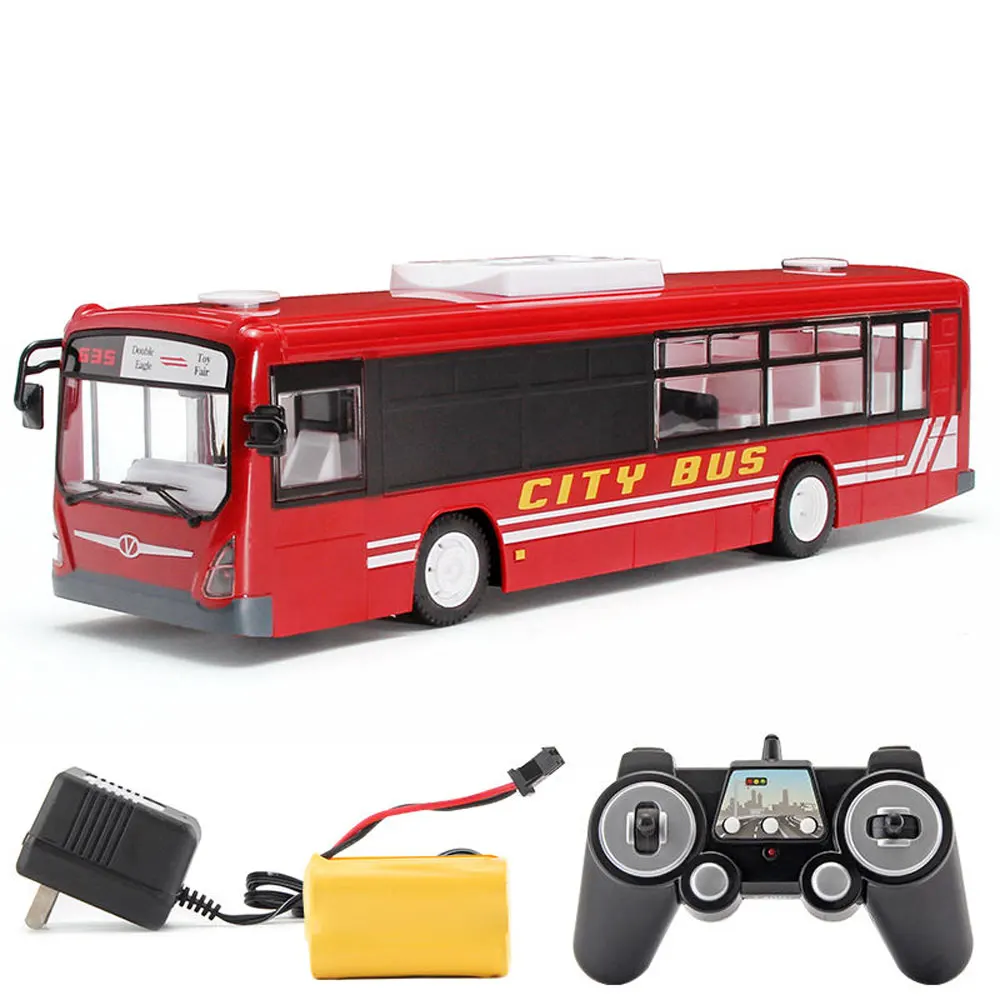 Ônibus De Controle Remoto 1:12 2.4g, Com Luzes Led E Efeitos Sonoros.