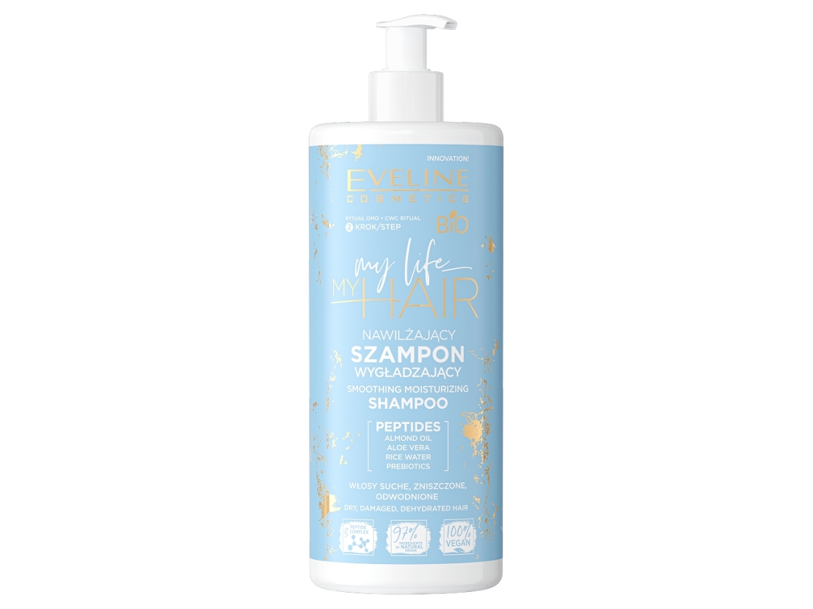 Shampoo Hidratante e Suavizante com Hidratação Essencial, 400ml Eveline Cosmetics