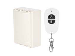 Interruptor de controle remoto sem fio de relé de 2 canais com controle remoto de dois botões