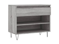 Shoe Cabinet, Shoe Cabinets Vidaxl Cinzeto Madeira Processada (n/a)