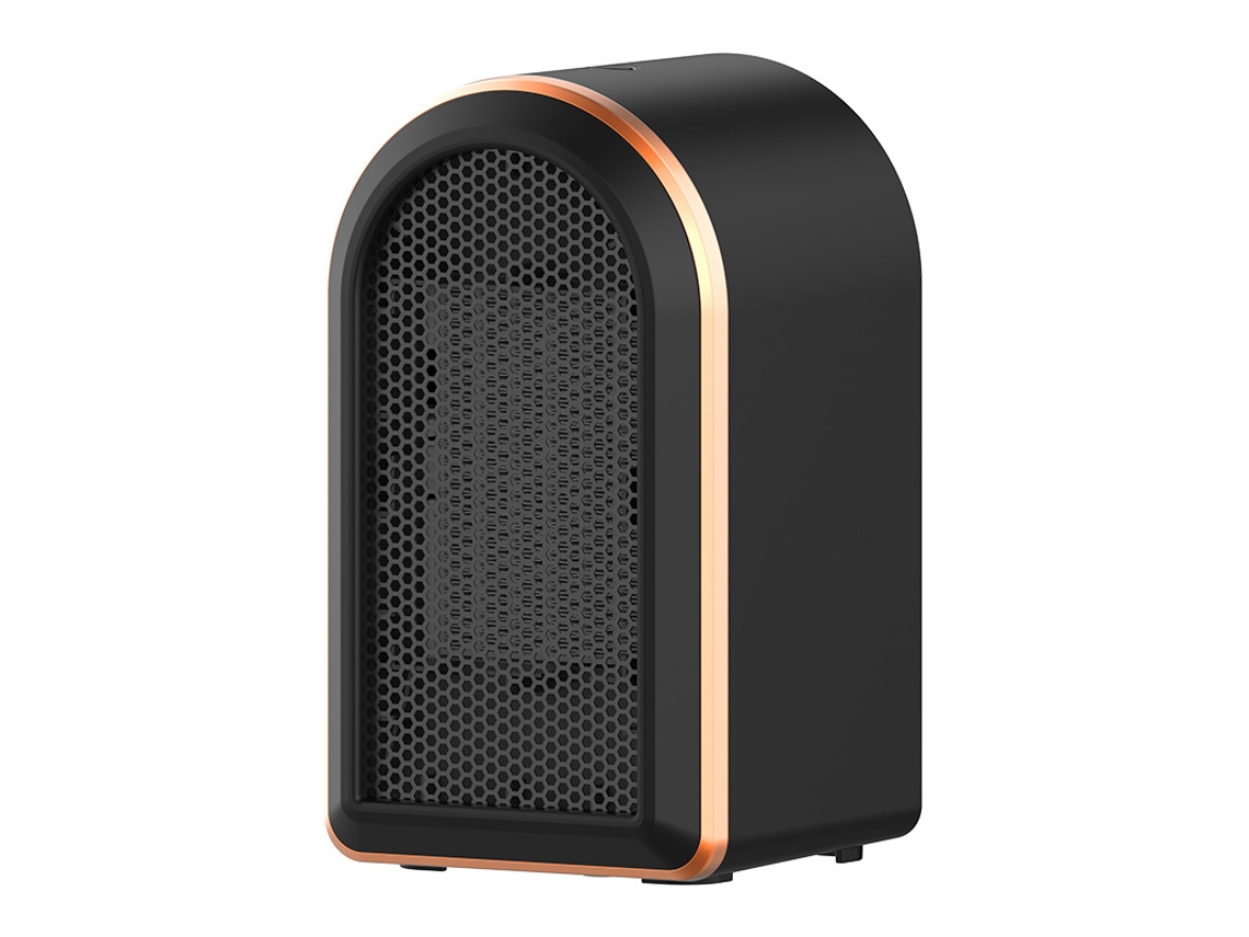 Aquecedor De Mesa Preto, Aquecedor Com Ventilador Para Quarto, Aquecedor Elétrico Pequeno Para Escritório, Mini Aquecedor Para Casa Sfushos