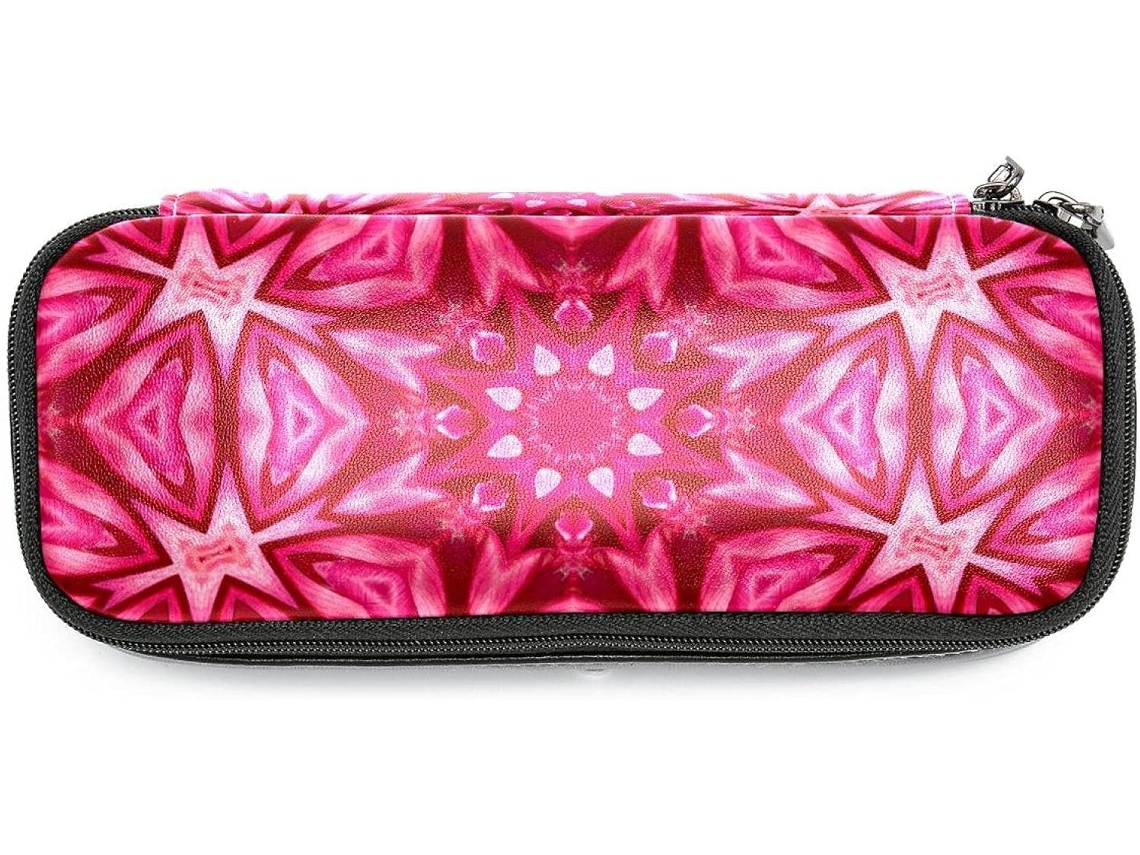 Estojo De Lápis Grande Com Design Caleidoscópico Mandala, Ideal Escola, Escritório, Adultos, Meninas E Meninos