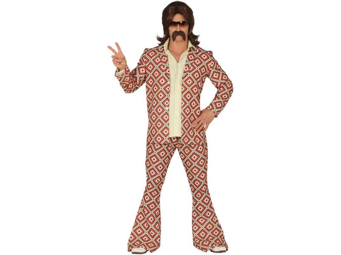 Fato de Homem DISFRAZZES Disco Anos 70 (Tam: M)