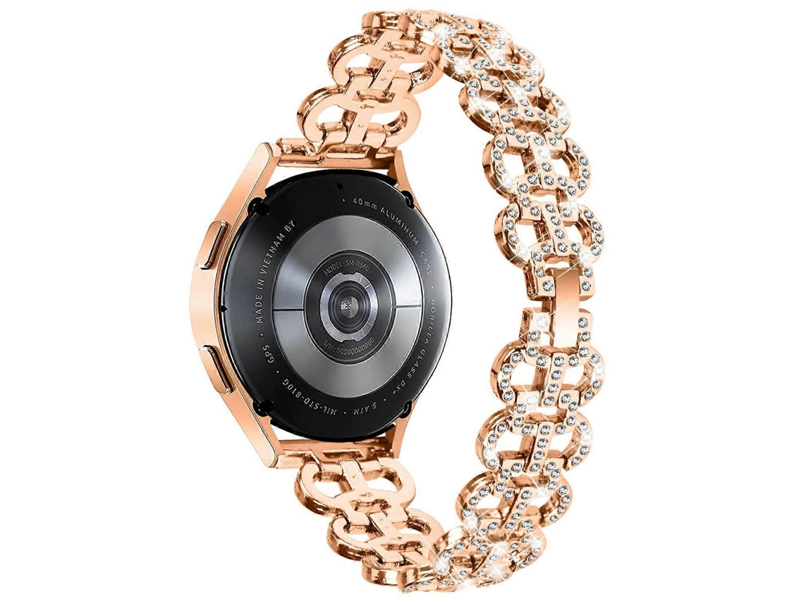 Pulseira De Substituição, Compatível Com Samsung Galaxy Watch7 44 Mm 40 Design Abóbora E Enfeite Glitter.
