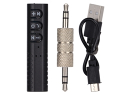 Adaptador de Carro Bluetooth com Saída Estéreo, Receptor e Chamadas Hands free no Carro EOOCOO