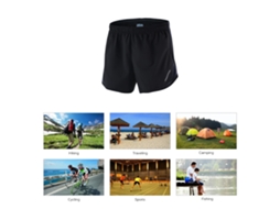 Shorts De Corrida Masculino 2 Em 1 Quick Dry Para Treino Maratona Ciclismo Fitness
