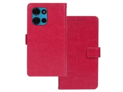 Capa Para Motorola Moto G75 5g Com Compartimentos Para Cartão, Em Couro Pu Com Textura Crazy Horse