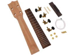 Kit De Substituição De Braço De Ukulele Com Escala Em Jacarandá