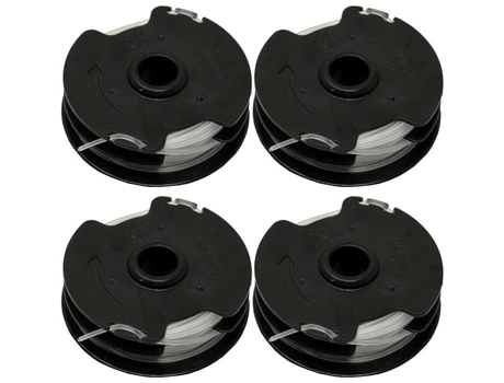 Conjunto de 4 Carretéis de Reposição para Cortador de Escova Sem Fio Parkside Prta 20-Li C3 Ian351753U953 CHICHENG