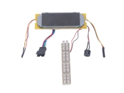 Painel LCD Mali para patinete Kugoo S1s2s3, resistente à água | S/MARCA