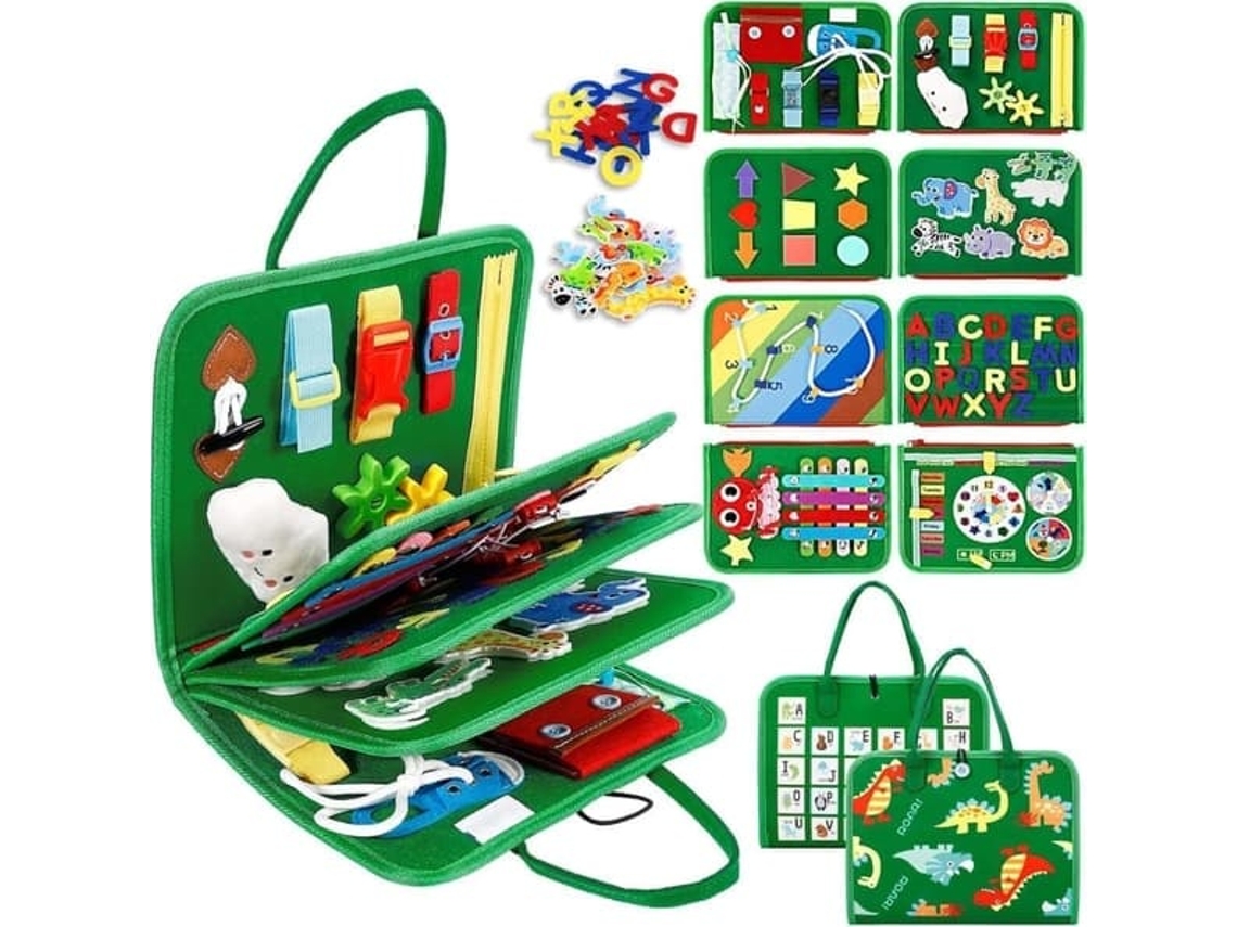Livro Montessori Ocupado E Sensorial Para Aprendizagem Infantil Lurelia