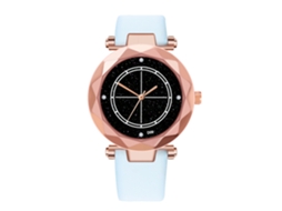 Relógio de Pulso Feminino de Quartzo com Pulseira Pu, Mostrador Rombus e Fivela Magnética