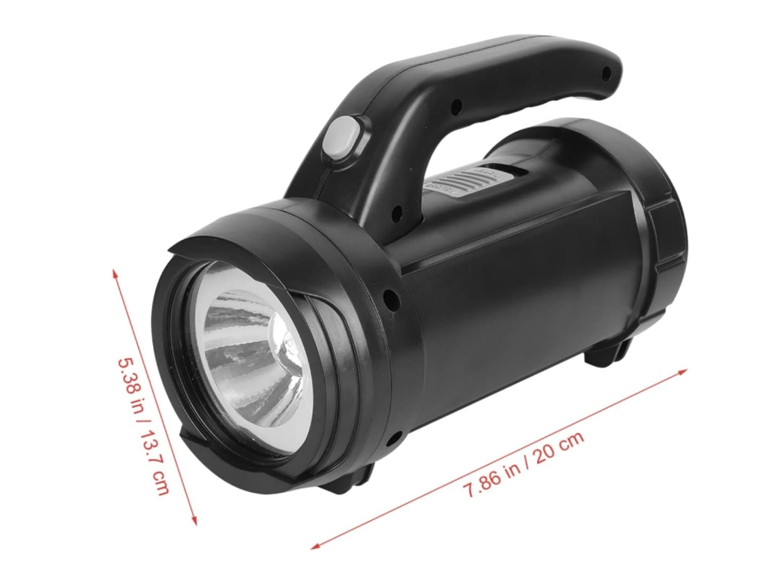 1 Kit de Ferramentas Domésticas Lanterna Recarregável Usb Recarregável Portátil Lanterna Led Preto BISBISOUS VIGA EUROPE
