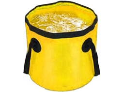 Balde Dobrável Para Acampamento, Recipiente De Água Portátil Dobrável Para Viagens, Caminhadas E Pesca Amarelo 20l Slowmoose