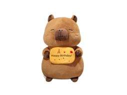 Pelúcia Fofa de Capivara com Mochila Brinquedo ''você É Meu Tesouro'' para Crianças, Presente Ideal CHABERLU