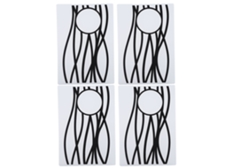 4 Pastas De Plástico Para Estampagem, Ideais Para Cartões, Scrapbooking, Artesanato Em Papel (em243).