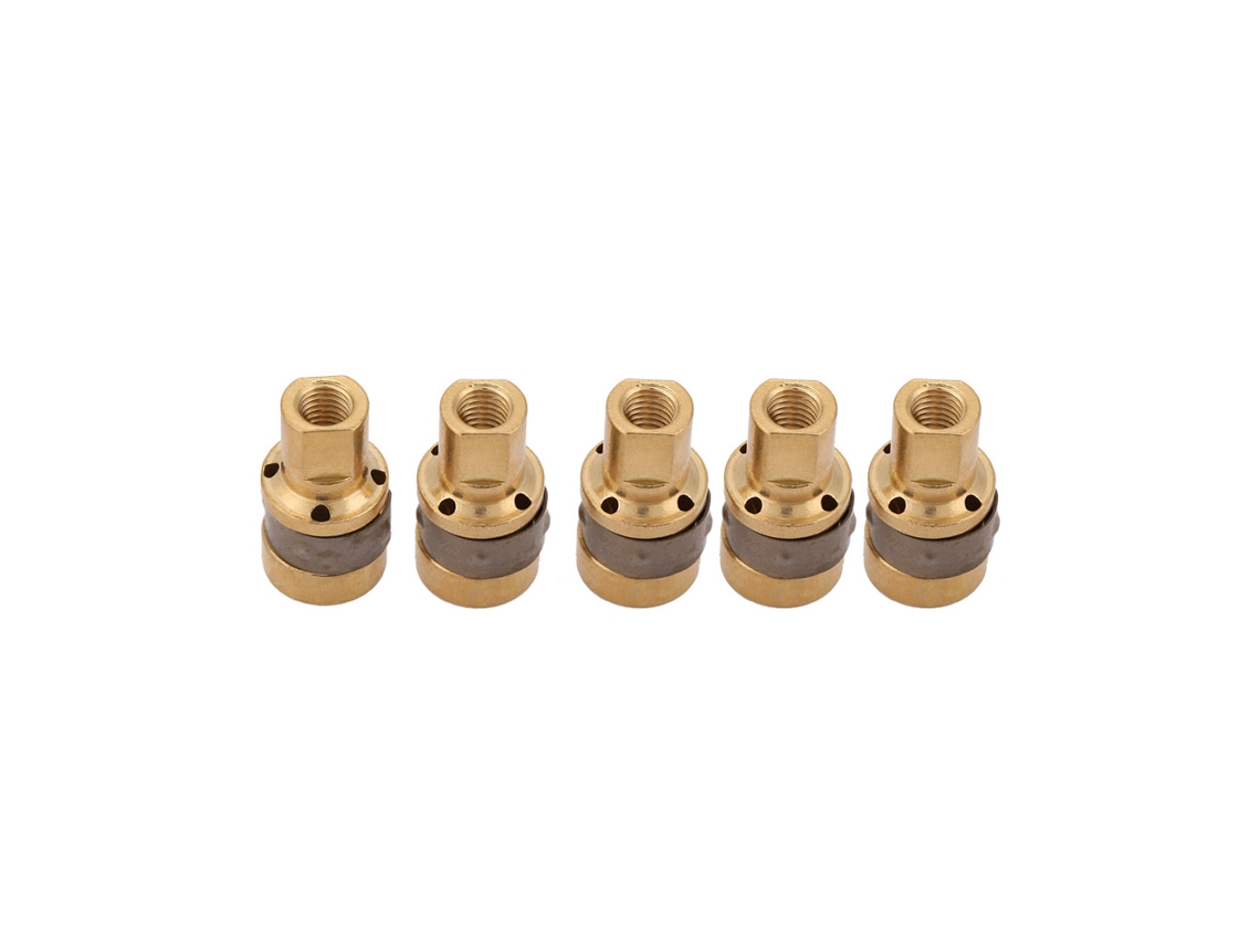 Adaptadores Bico para difusor de gás 169716 para pistola de solda MIG Miller M-10/15 Hobart (5 unidades)