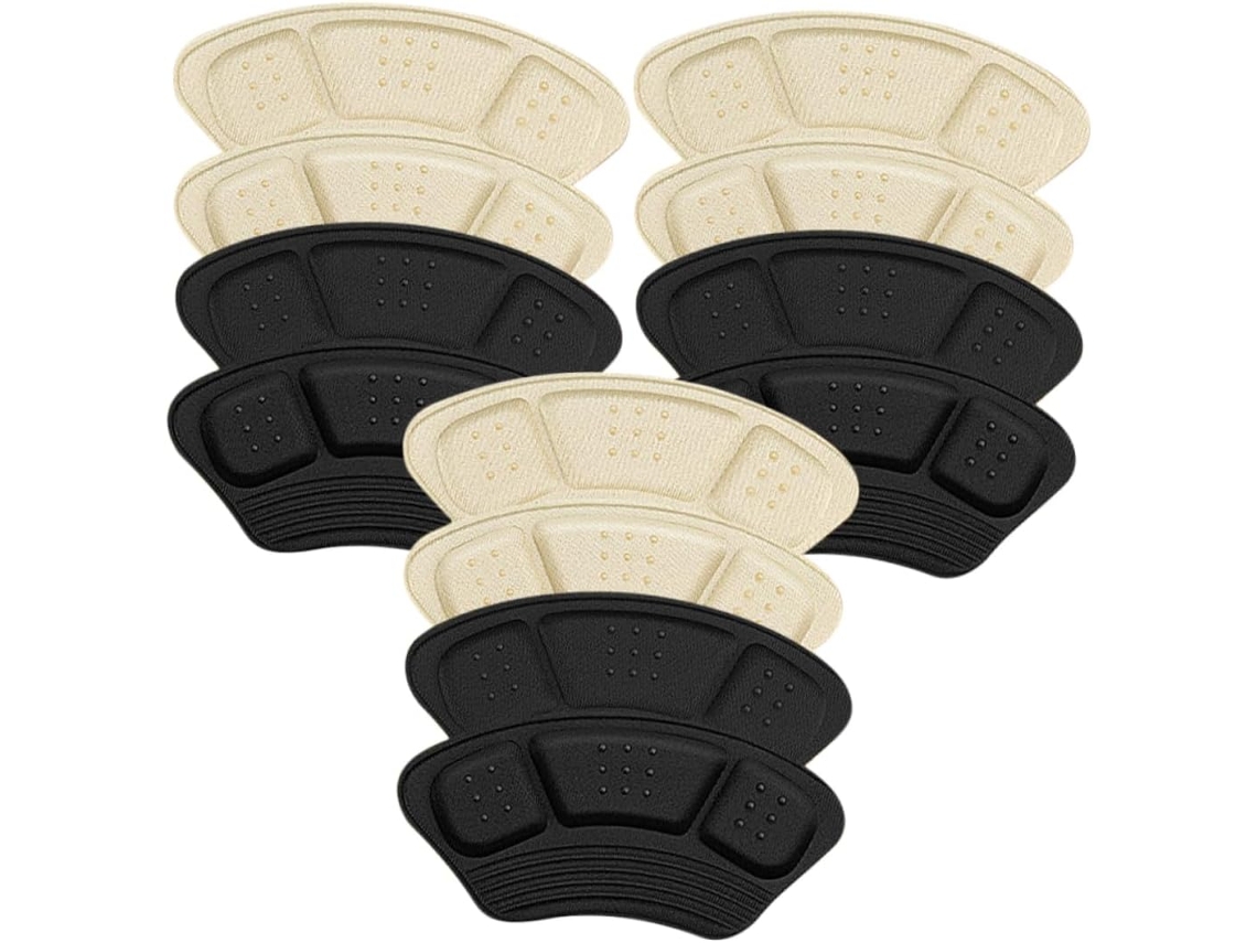 6 Pares De Protetores Calcanhar Antiderrapantes, Adesivos E Resistentes Ao Desgaste, Confortáveis Para Calçados Folgados