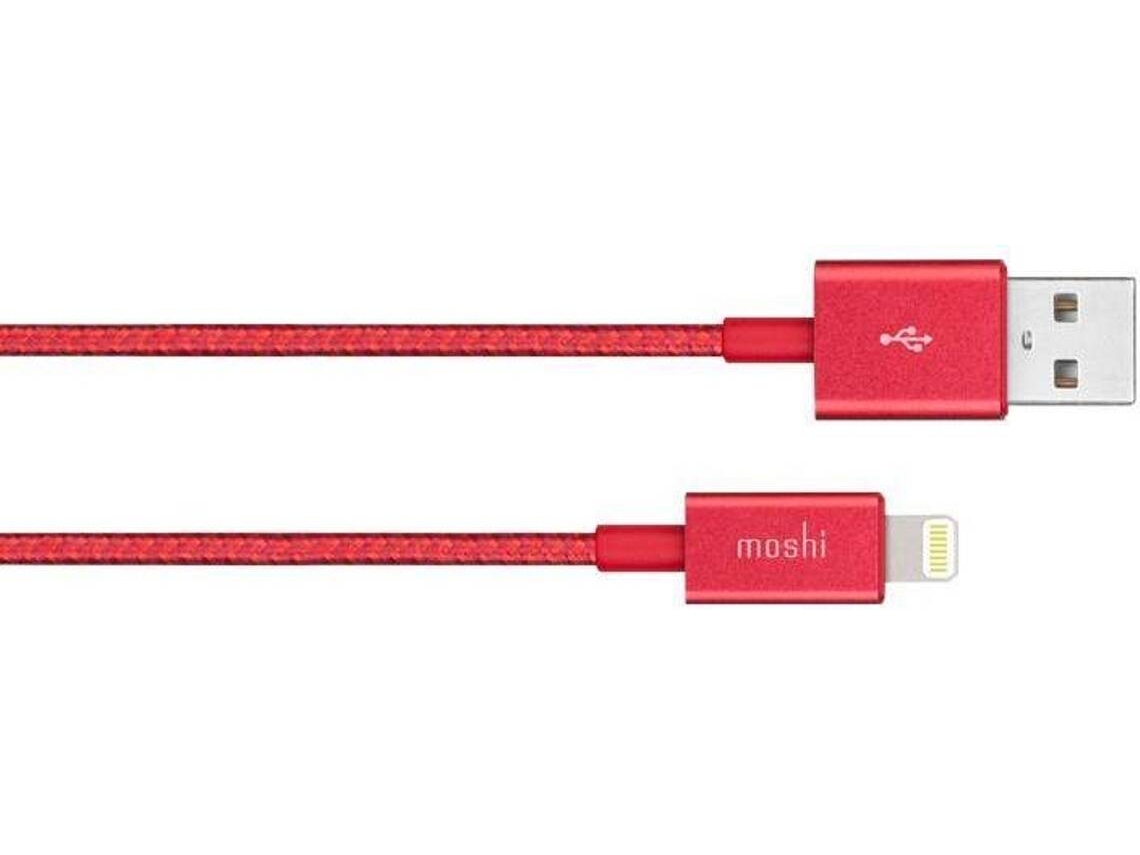Cabo MOSHI HandyStrap (USB - Lightning - 1.2m - Vermelho)
