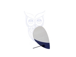 Luz Decorativa Acrílico LAXISCREED, D12 New Owl Peacock