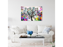 Quadro Moderno DEKOART Arte Abstrata, Árvore da Vida Gustav Klimt (120 X 80cm)