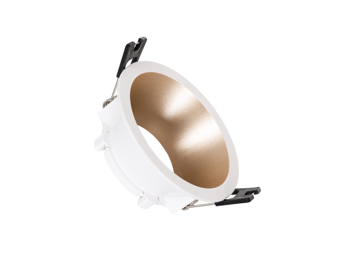 Aro Downlight Cónico Reflect para Lâmpada Led Gu10 / Gu5.3 Corte Ø 75 Mm