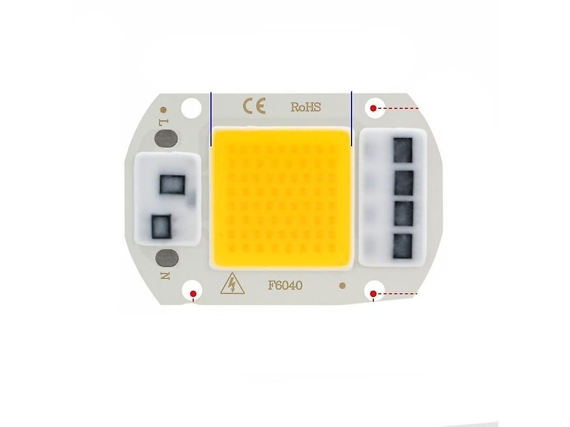 Chip Led Cob 10w/20w/30w/50w/220v Smart Ic Sem Necessidade De Driver Lâmpada Led 3w/5w/7w/9w Branco Quente Perfeito Aquaforge