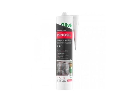 Cartucho De Silicone Para Aquário Trasluc 300ml A 01 Penosil