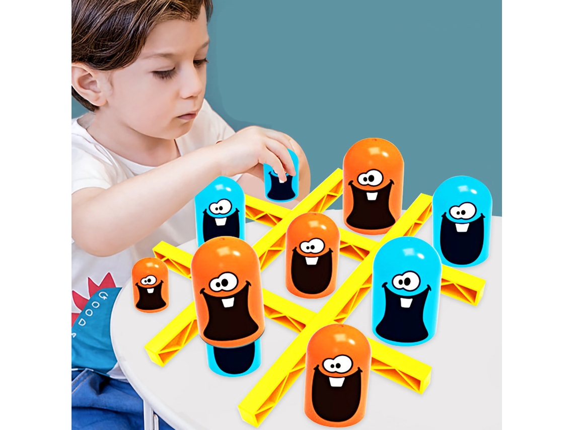 Primerox jogo de Tabuleiro Big Eat Small Azul Laranja Plástico para Casa Escritório Jogo de Linha Interativo