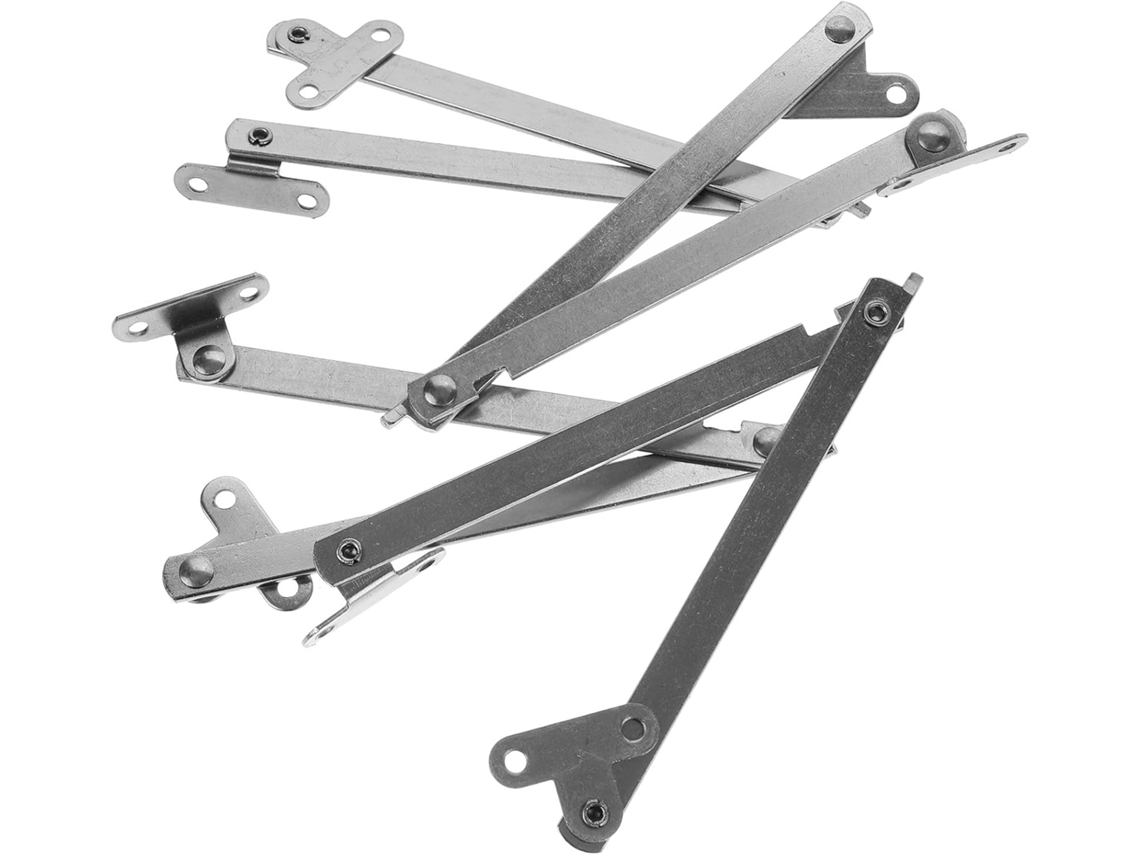 Magiclulu Conjunto De 4-hastes Suporte Dobráveis Metal Para Armários, Dobradiças Espessas Para Móveis, Práticas E