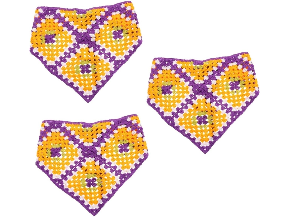 Conjunto De 3 Peças Coloridas Com Faixa De Cabelo E Lenço - Acessório Estiloso Para Ioga, Uso Casual E Atividades.