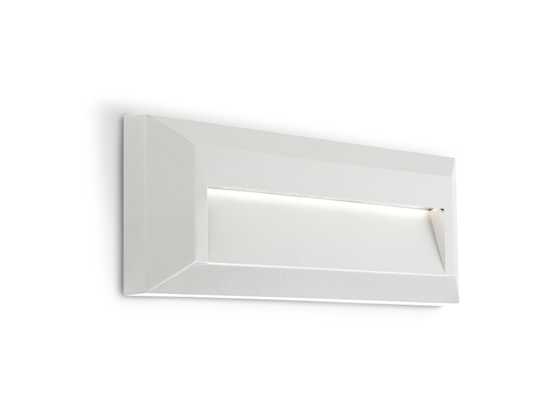Ledsc4 Kossel - Aplique 230x240x80mm, Policarbonato, Cor Branco, Led 3.3w, 4000k, 101lm, Ip66