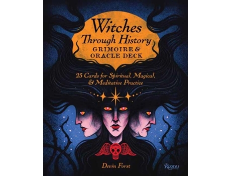 Livro Witches Through History Grimoire and Oracle Deck de Devin Forst (Inglês)