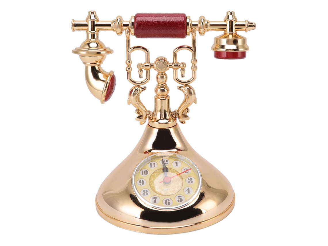 Despertador vintage elegante e preciso com design exclusivo para decoração de quartos, casas, cafés e escritórios.