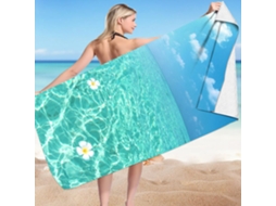 Toalhas De Praia Velo De Dupla Face Absorvente Para Campismo, Piscina E Viagens.160*80cm Flor Hexinyigjly