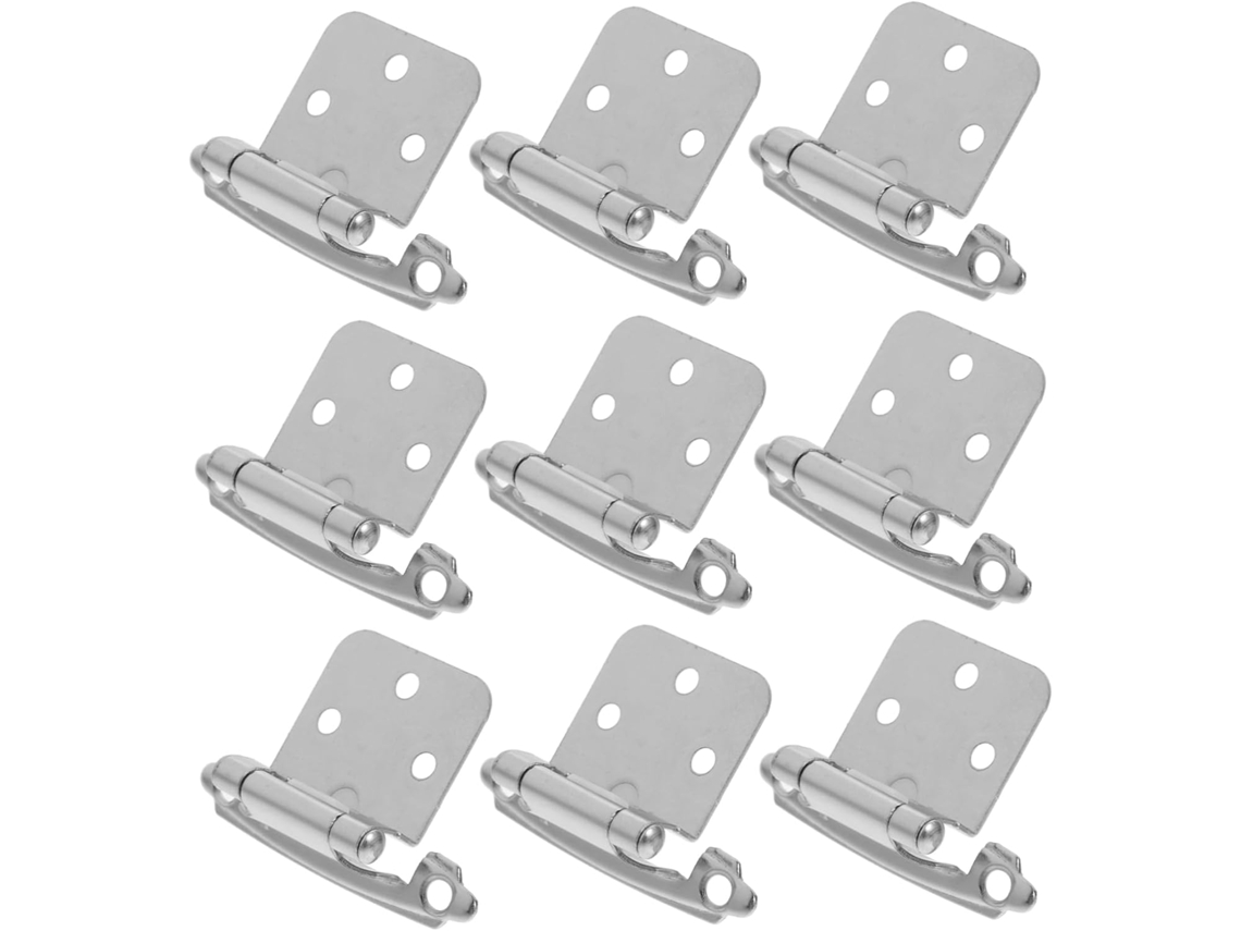 Conjunto De 10 Dobradiças Metálicas Para Armários Com Mecanismo