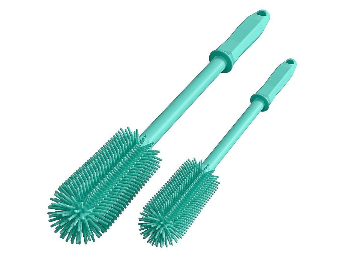 Escobilla De Silicona Para Limpiar Botellas Pack De 2 Limpiador Para Botellas De Agua Flask Vidrios Y Vasos
